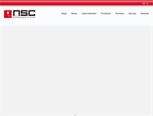 Tablet Screenshot of nsc-sicherheit.de